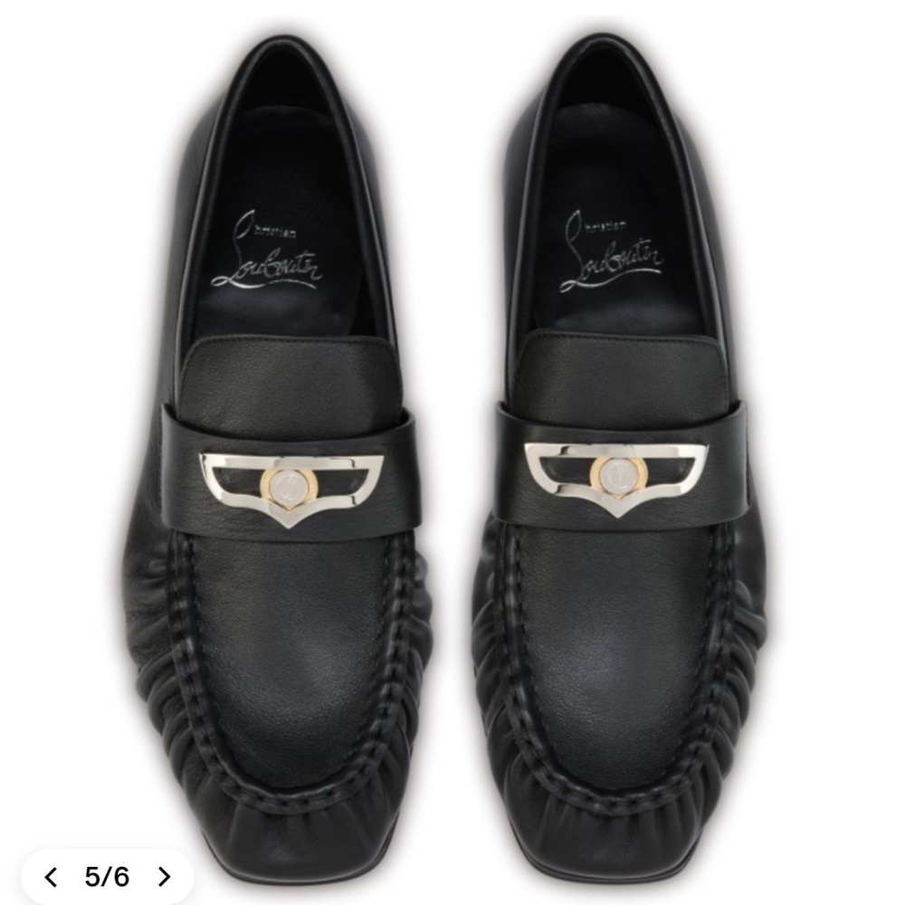 Christian Louboutin Mocalista black penny loafer women’s size 36